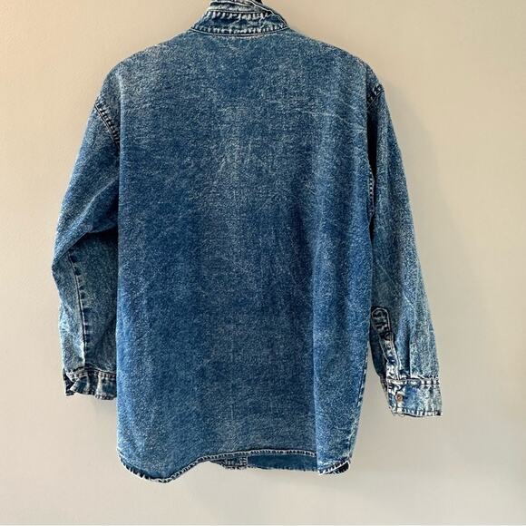 Pretty Bleu Vintage Western Denim Button Up Size Small - Picture 3 of 7